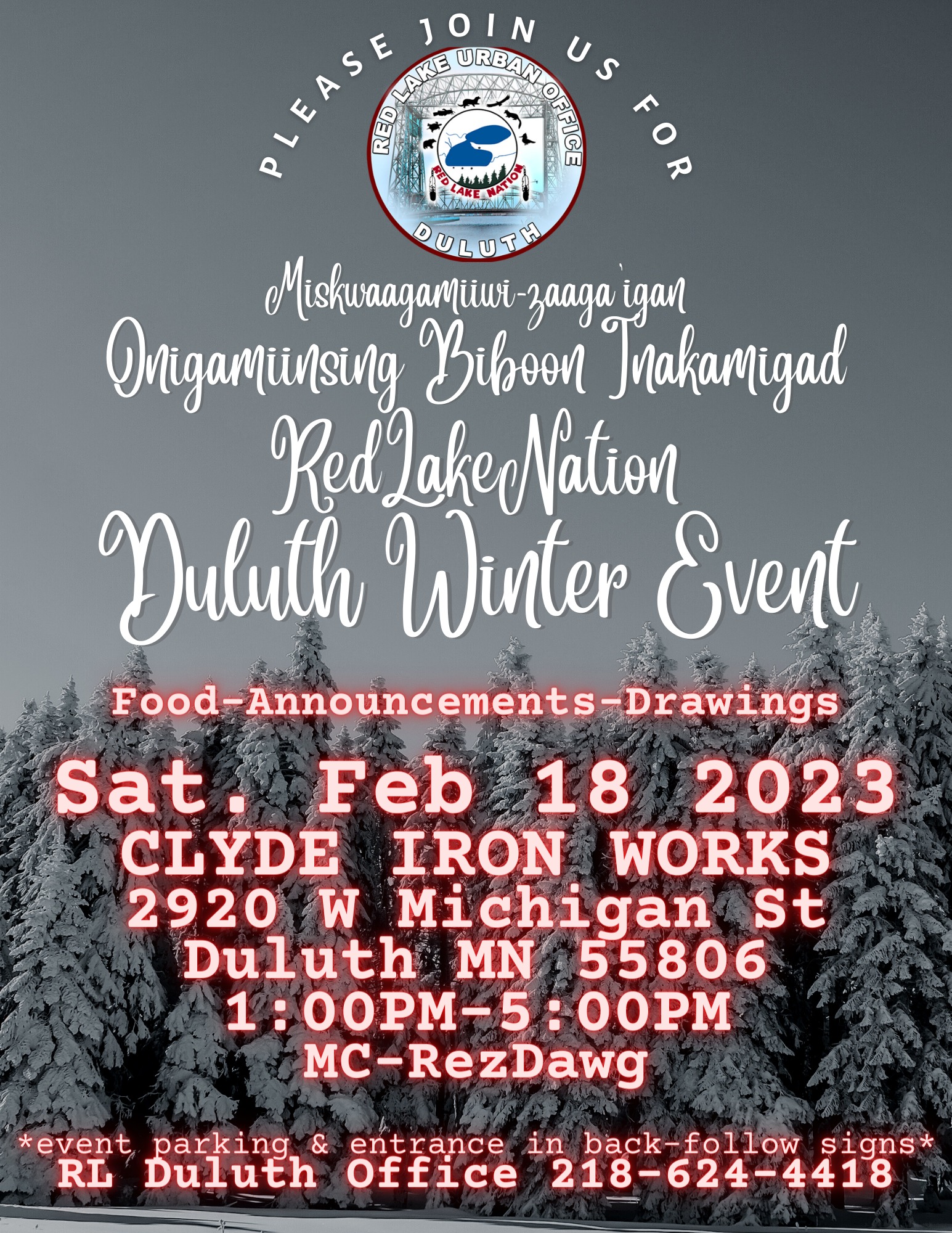 Duluth Winter Event Poster